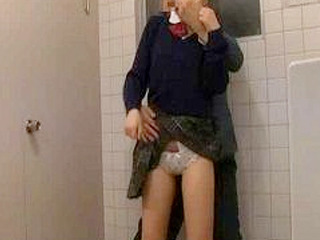 JAV Girl Gets Fucked by Cop in Public Toilet
