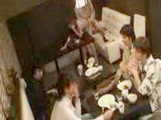 Sexy Nippon Teen Fucking in Public Porn Scene at Tokyo Restaurant